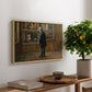 The Picture Lover, 1884 - Floater Framed Canvas Print