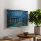 Starry Night Over the Rhône, 1888 - Floater Framed Canvas Print