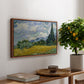 Wheat Field with Cypresses, 1889 - Floater Framed Canvas Print