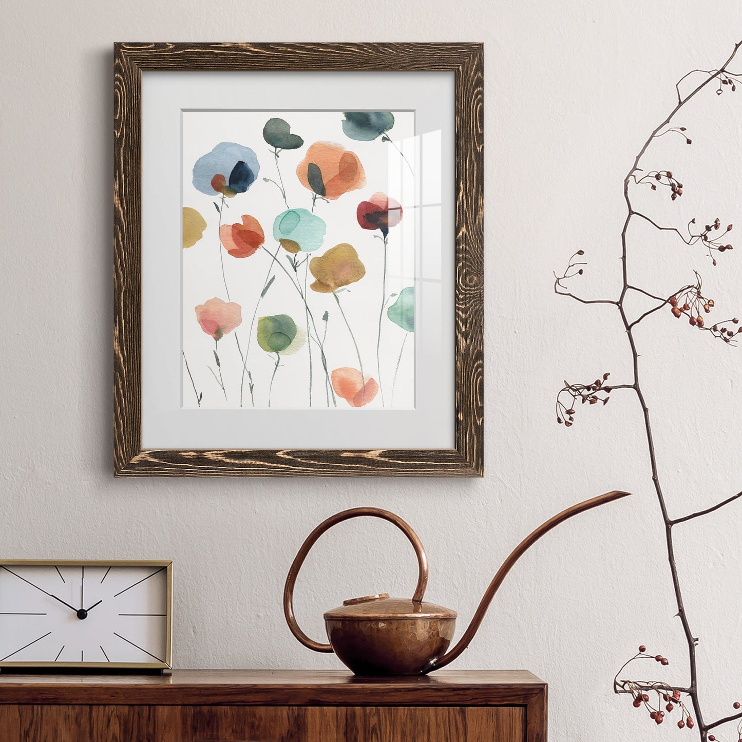 Lollipop Garden II - Premium Framed Print - Distressed Barnwood Frame - Ready to Hang