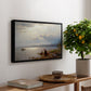 On the Banks of the Chiemsee, 1871 - Floater Framed Canvas Print