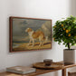 Rough-Coated Collie, 1809 - Floater Framed Canvas Print