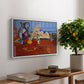Still Life with a Pewter Jug and Pink Statuette, 1910 - Floater Framed Canvas Print
