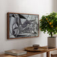 Goat's Skull, Bottle and Candle, 1952 - Floater Framed Canvas Print