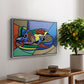 A Dog Named Picasso - Floater Framed Canvas Print