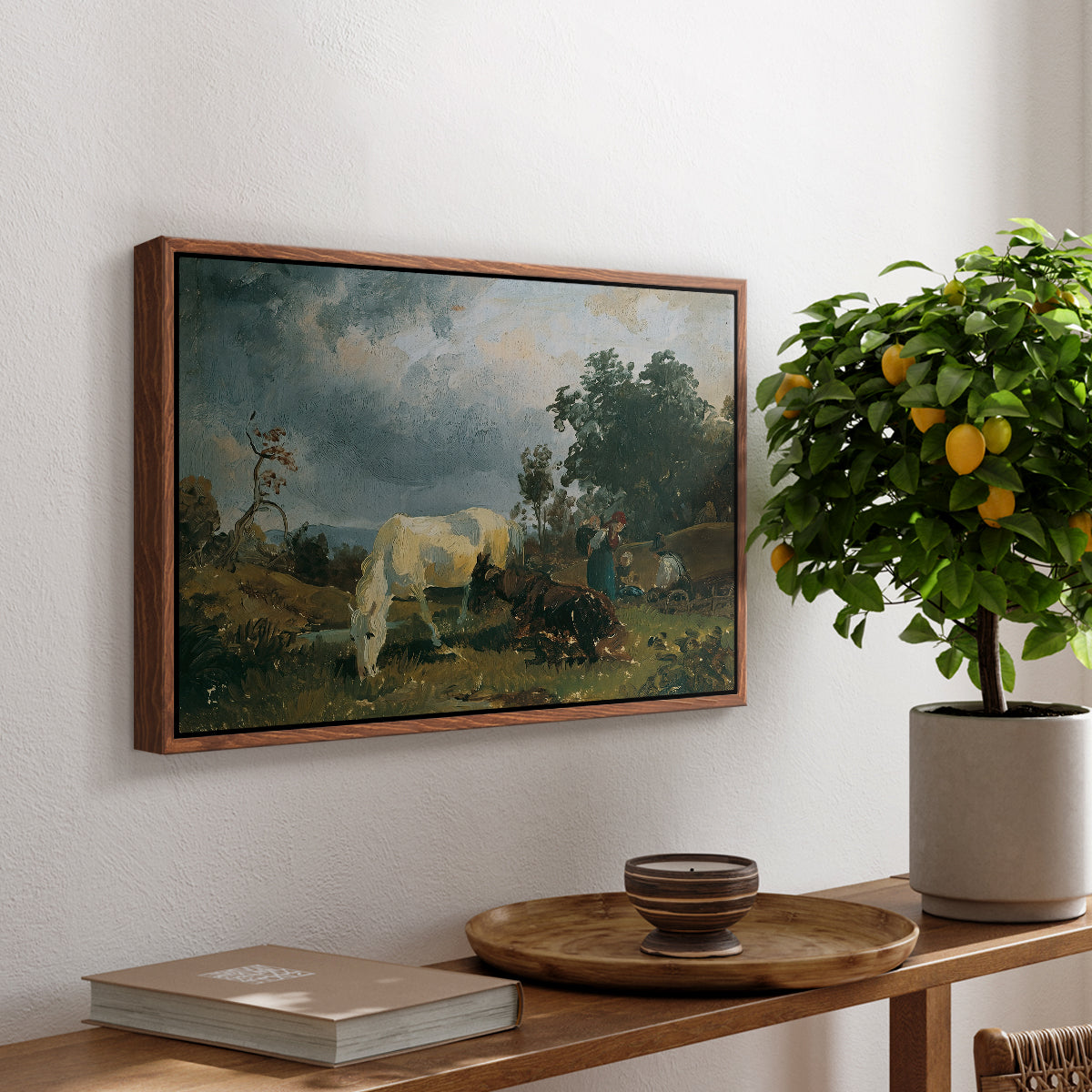 A Mold on the Heath, c. 1830 - Floater Framed Canvas Print