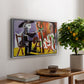 The Painter and His Model, 1963 - Floater Framed Canvas Print