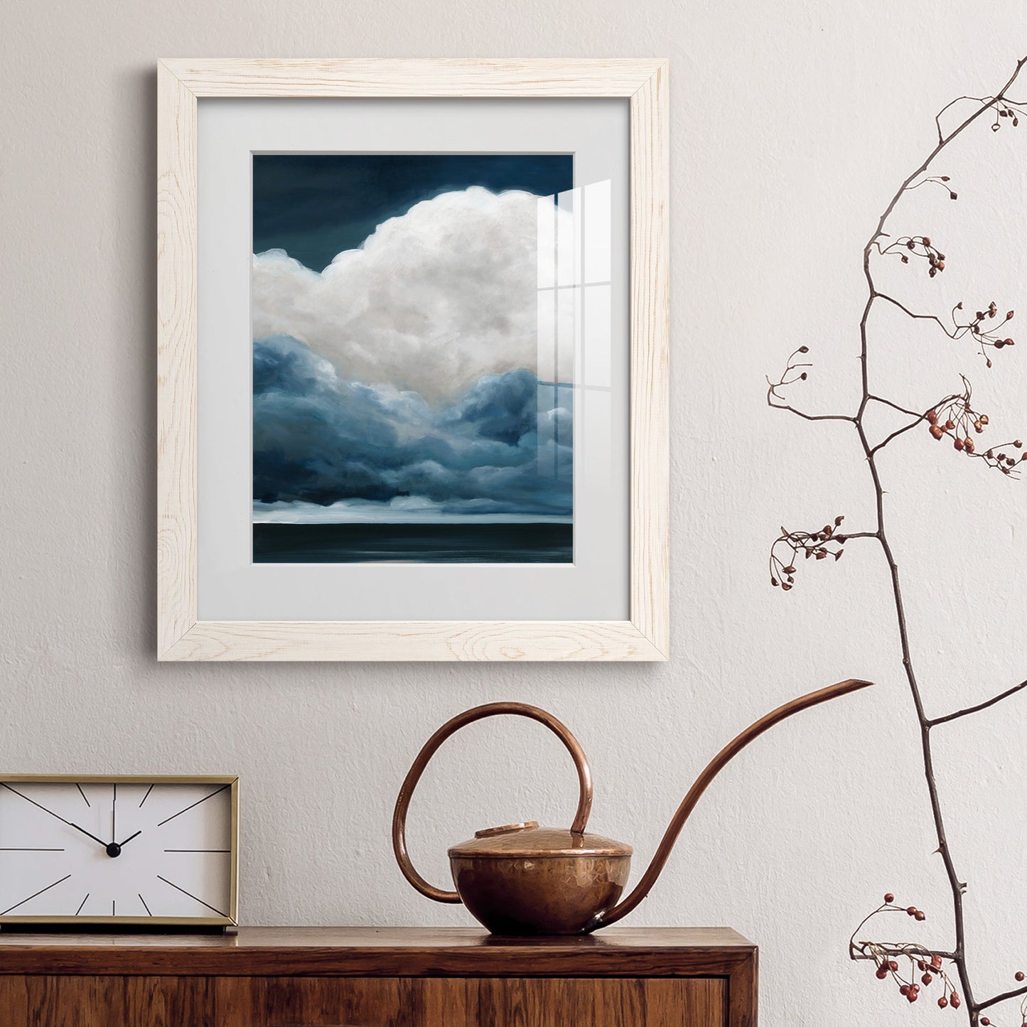 Nature's Drama II - Premium Framed Print - Distressed Barnwood Frame - Ready to Hang