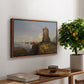 Italian Coast Scene with Ruined Tower, 1838 - Floater Framed Canvas Print