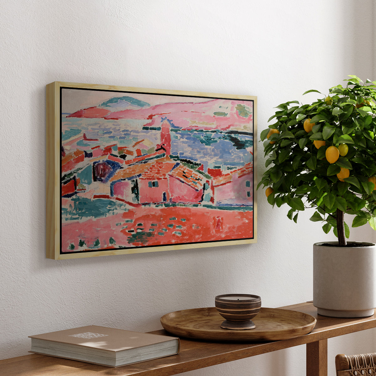 View of Collioure, 1905 - Floater Framed Canvas Print