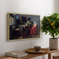 The Glass of Wine, c. 1660 - Floater Framed Canvas Print