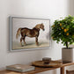 A Cart-Horse - Floater Framed Canvas Print