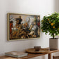 The Wolf and Fox Hunt, c. 1616 - Floater Framed Canvas Print