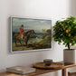 John Levett Hunting at Wychnor, Staffordshire, 1818 - Floater Framed Canvas Print