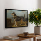 A Terrier in a Landscape, c. 1811 - Floater Framed Canvas Print