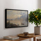 Traunsee, 1871 - Floater Framed Canvas Print