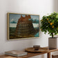 The Tower of Babel, c. 1568 - Floater Framed Canvas Print