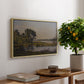 Landscape with a River, 1892 - Floater Framed Canvas Print