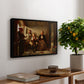 Neighbors (Naboer), 1855 - Floater Framed Canvas Print