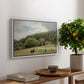 Farm with Grazing Cows (Bondegård med beitende kuer), 1892 - Floater Framed Canvas Print