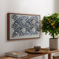 Watercolour for Printed Fabric Design: Wey, c. 1882-1883 - Floater Framed Canvas Print
