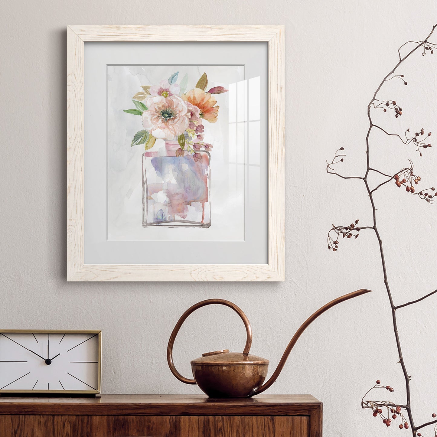 Mini Bouquet II - Premium Framed Print - Distressed Barnwood Frame - Ready to Hang