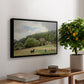 Farm with Grazing Cows (Bondegård med beitende kuer), 1892 - Floater Framed Canvas Print