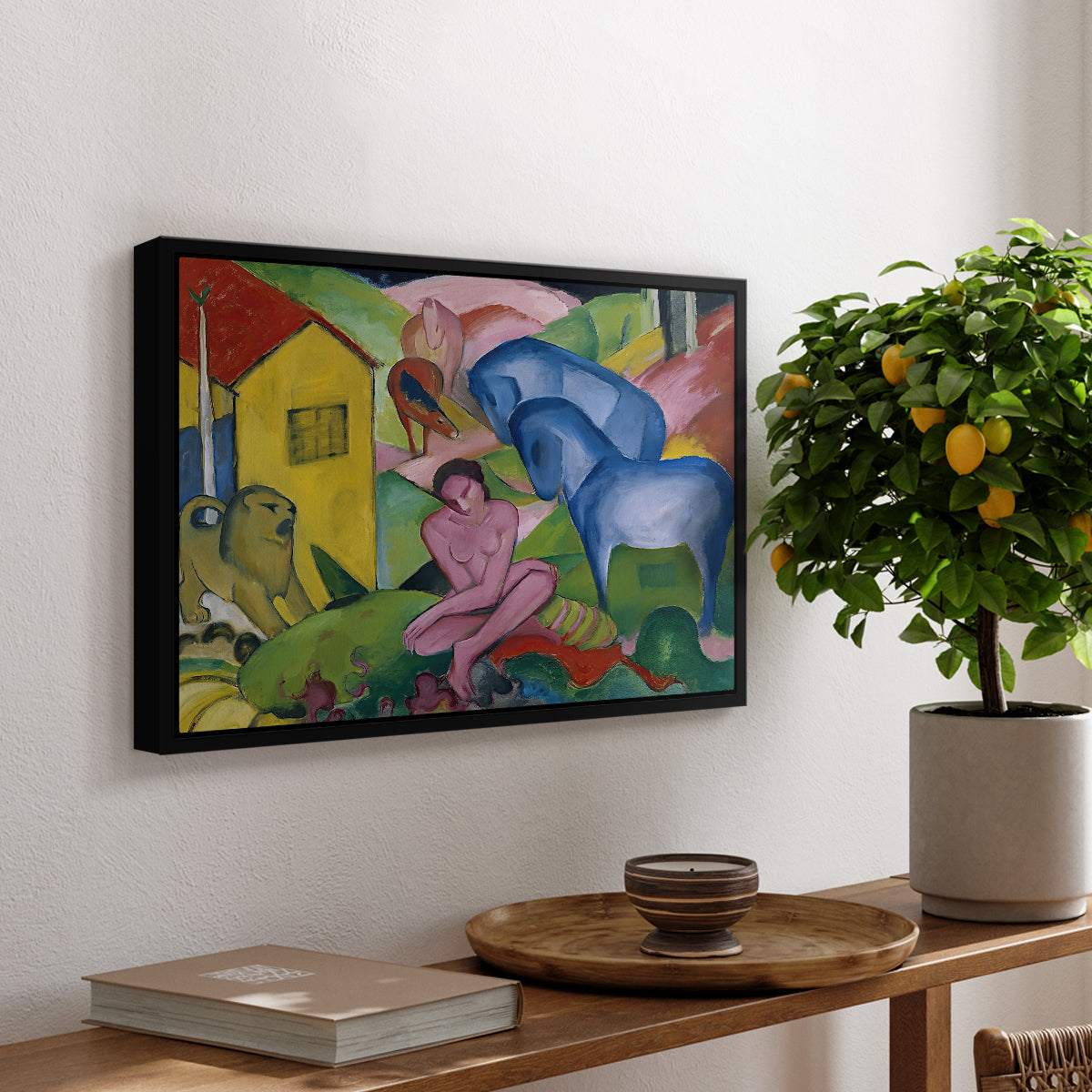 The Dream, 1912 - Floater Framed Canvas Print