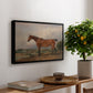 A Hunter in a Landscape, c. 1810 - Floater Framed Canvas Print