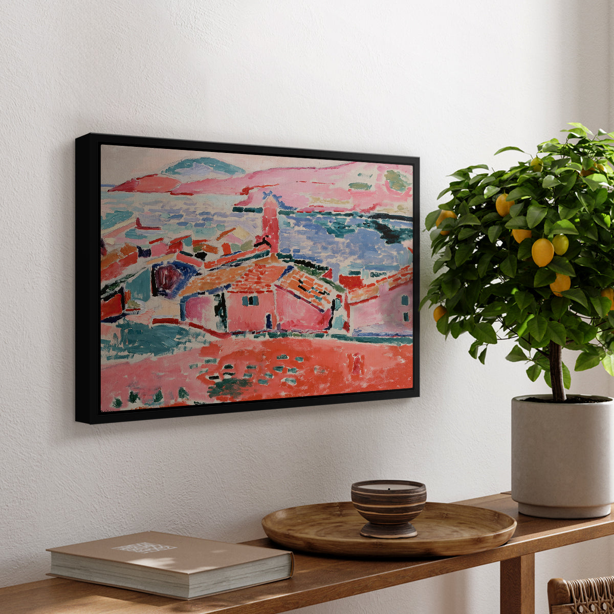 View of Collioure, 1905 - Floater Framed Canvas Print