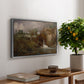 Parham Mill, Gillingham, 1826 - Floater Framed Canvas Print