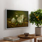 Magnolias on Gold Velvet Cloth, c. 1888-1890 - Floater Framed Canvas Print