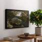 By the Mill Pond (En Mølledam), 1850 - Floater Framed Canvas Print