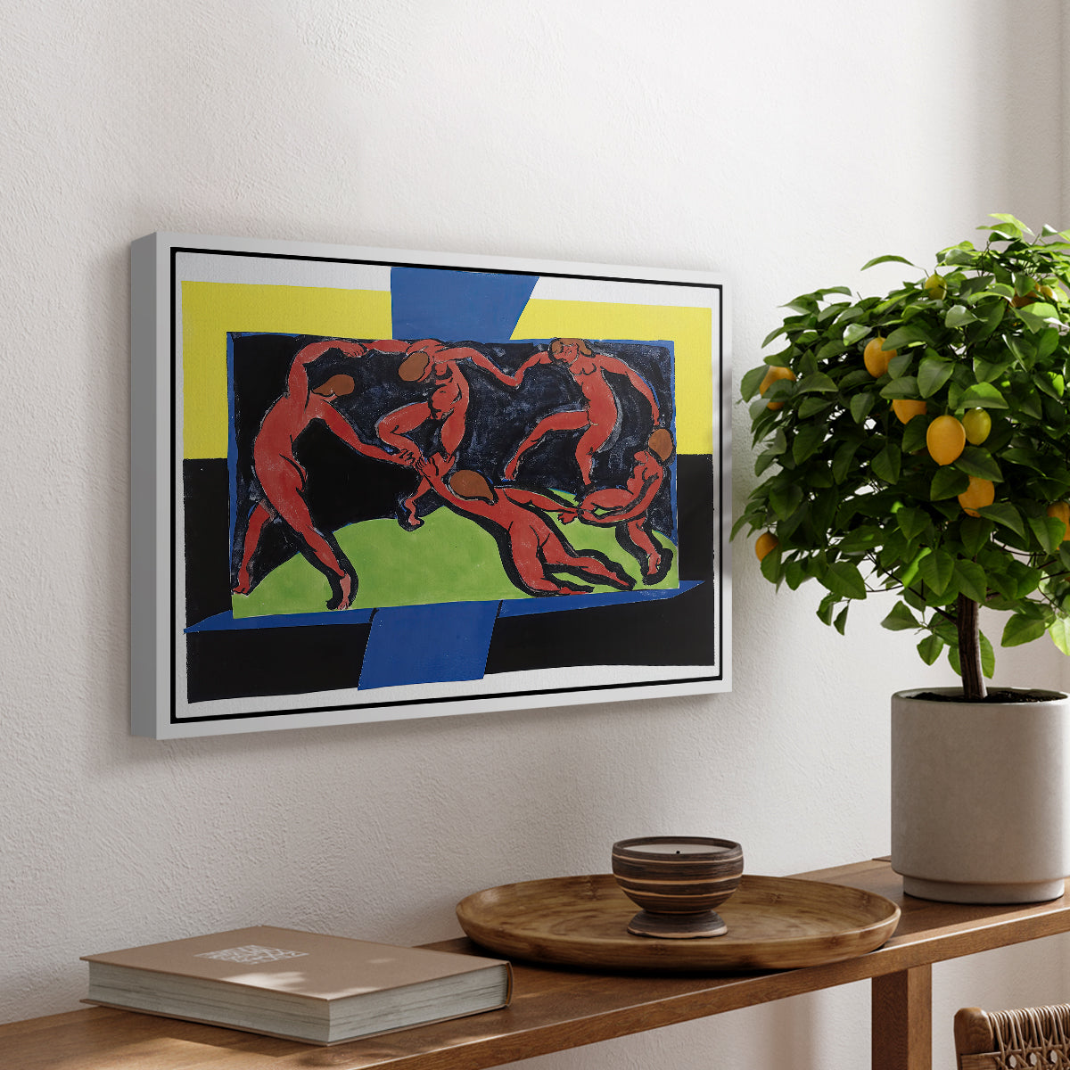 The Dance (La Danse), 1939 - Floater Framed Canvas Print