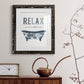 Palm Bath I - Barnwood Framed Art Print