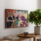 The Conversation, 1938 - Floater Framed Canvas Print