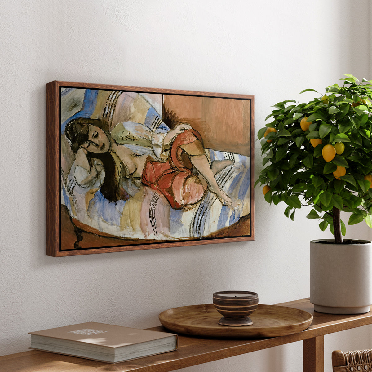 Odalisque, 1923 - Floater Framed Canvas Print