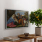 The Holy Family with a Shepherd, c. 1510 - Floater Framed Canvas Print