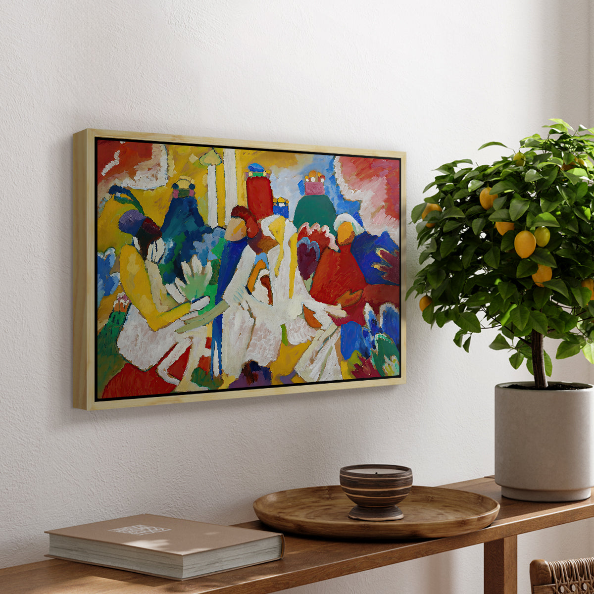 Oriental, 1909 - Floater Framed Canvas Print