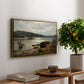 By the Water, 1876 - Floater Framed Canvas Print