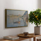 Le Clipper, Asnières, 1887 - Floater Framed Canvas Print