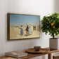 View from the Desert of Cairo with Citadel and Mamluk Tombs in the Background, c. 1889-1890 - Floater Framed Canvas Print