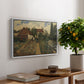 Garden of a Florist (The Flower Garden), 1864 - Floater Framed Canvas Print