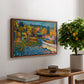 Study for Autumn Landscape with Boats, 1908 - Floater Framed Canvas Print
