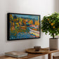 Study for Autumn Landscape with Boats, 1908 - Floater Framed Canvas Print
