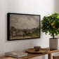 Sir Richard Steele's Cottage, Hampstead, c. 1832 - Floater Framed Canvas Print