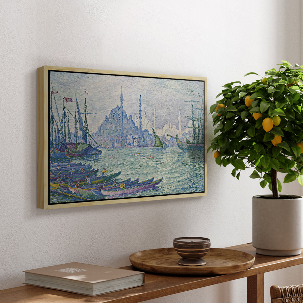 The Golden Horn, Minarets, 1907 - Floater Framed Canvas Print