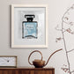 Blue Wash Perfume - Premium Framed Print - Distressed Barnwood Frame - Ready to Hang