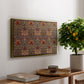 Snakeshead - Red/Cumin, c. 1876 - Floater Framed Canvas Print