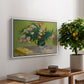 Vase with Oleanders and Books, 1888 - Floater Framed Canvas Print